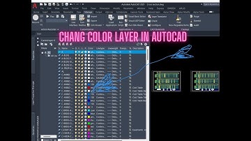 auto lisp : CHANG COLOR LAYER in AutoCAD