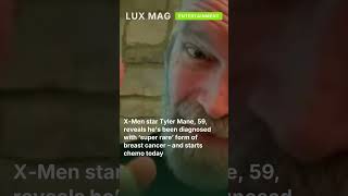 X-Men star Tyler Mane, 59, reveals he’s been diagnosed with ‘super rare’ form of breast ca #shorts
