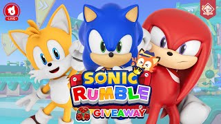 IT'S TIME FOR EARLY GIVEAWAY & SONIC RUMBLE GAMEPLAY!!!