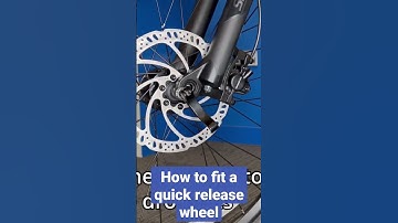 Installing a quick release wheel #shorts