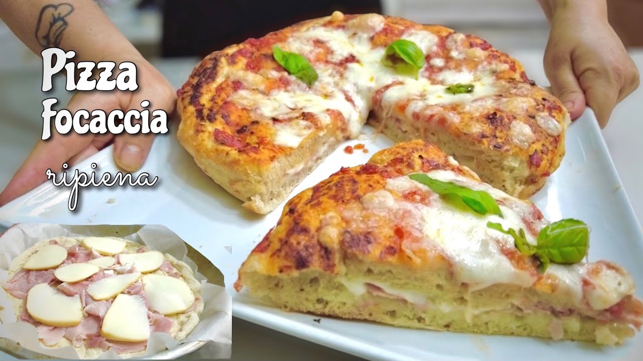 ПИЦЦА ФОКАЧЧА С НАПОЛНЕНИЕМ легко и вкусно 🍕