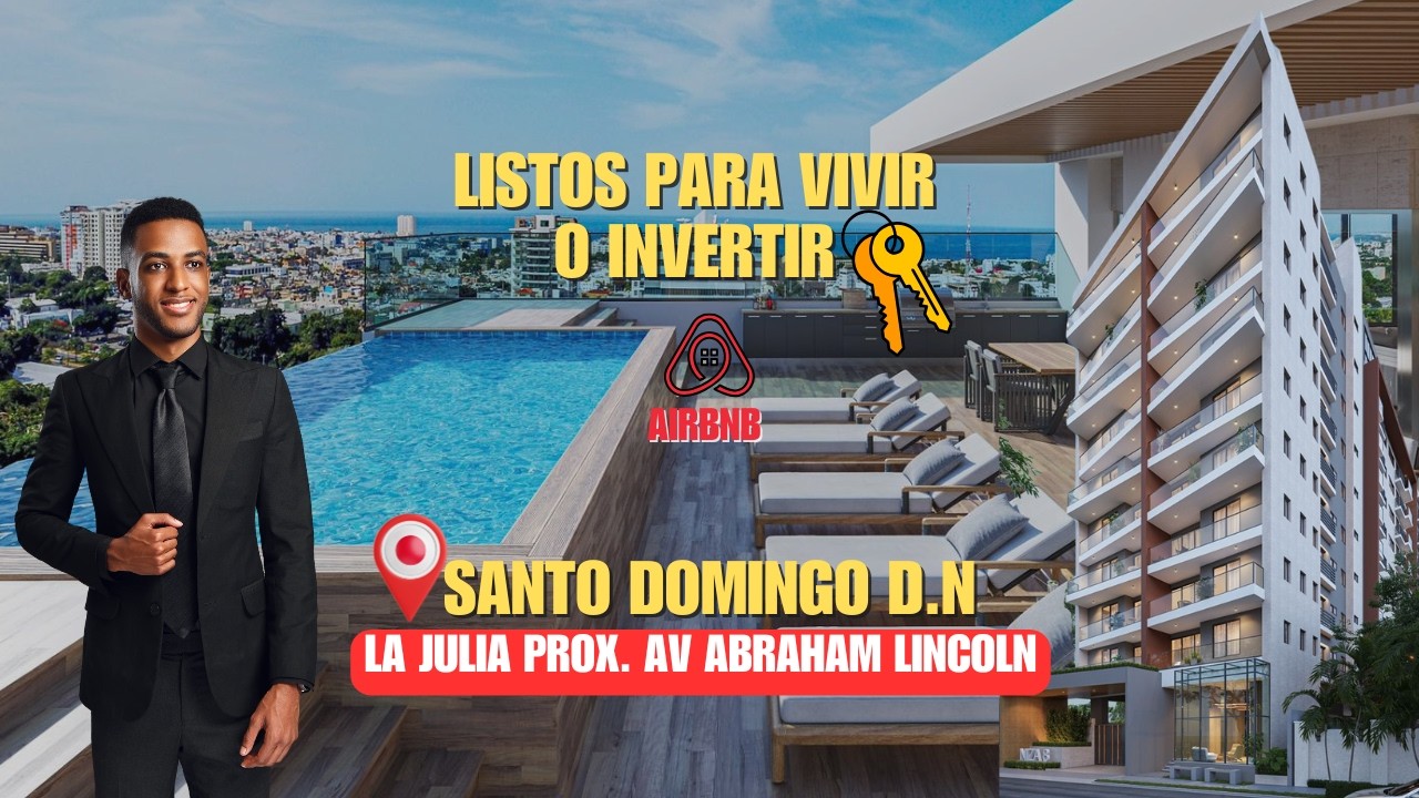 ¡A ESTRENAR en Santo Domingo! Apartamentos desde US$96,000 Listos para Airbnb