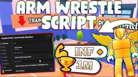 *NEW* Arm Wrestle Simulator Script (PASTEBIN 2023) ( WINS AUTOFARM, HATCH EGGS, STRENGHT FARM )