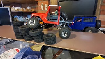 Custom WPL C44 KM driving into big flex. C44KM #shorts