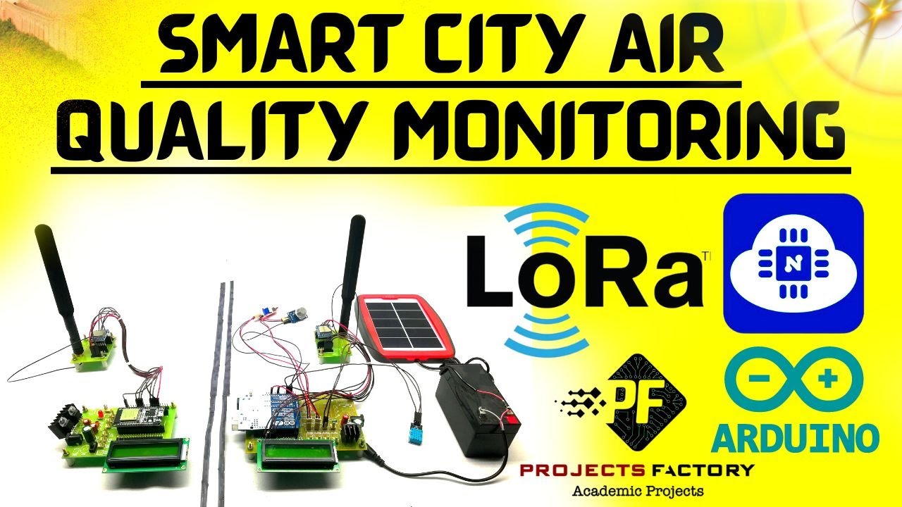 LoRa Based Smart City Air Quality Monitoring - YouTube