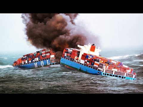 Container Ship Break in Two—4,293 Containers Gone!