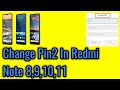 How to change pin2 in redmi note 891011