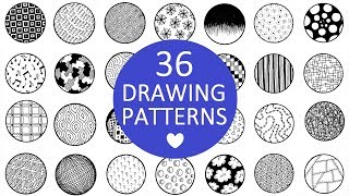 36 Zentangle Drawing Patterns Sollomio