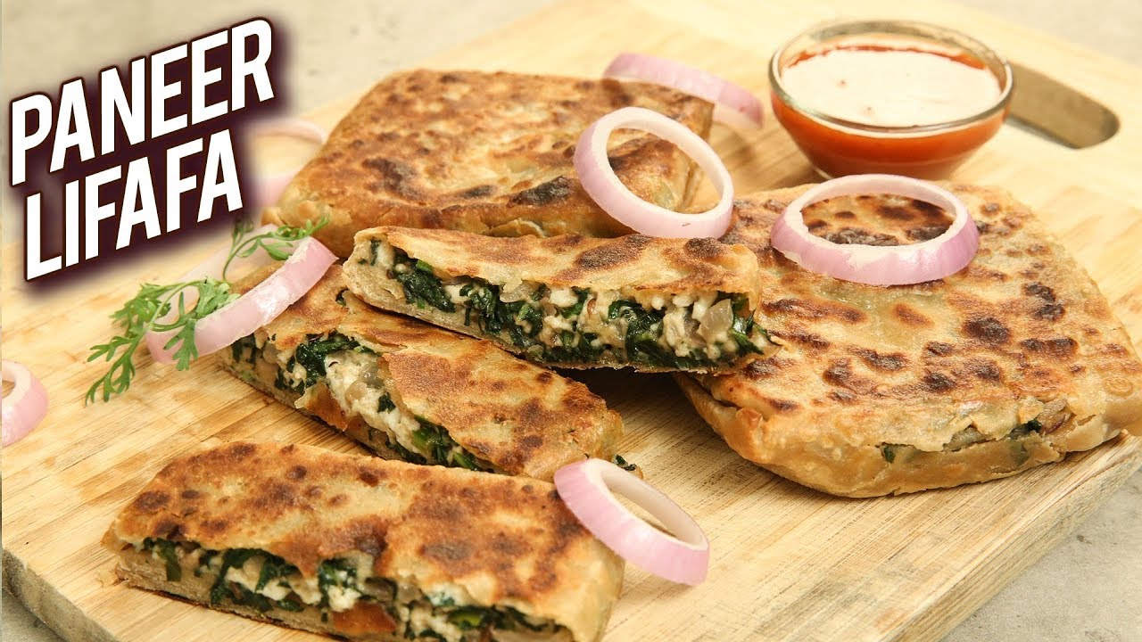 Paneer Lifafa Paratha - Paneer Stuffed Paratha - Indian Pocket Paratha - Breakfast Recipe - Varun | Rajshri Food