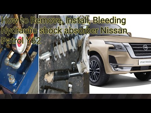 How to Remove, Install, Bleeding Hydraulic shock absorber Nissan Patrol