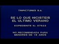 SÉ LO QUE HICISTEIS EL ÚLTIMO VERANO (1997) | Intro VHS España