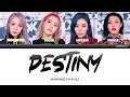 MAMAMOO 마마무 DESTINY HAN ROM ENG COLOR CODED LYRICS
