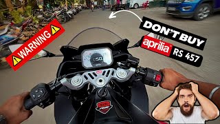 Don't 🚫 Buy Aprilia RS 457 !!! Before Watching This Video ||💯 Genuine Ride Review ✅