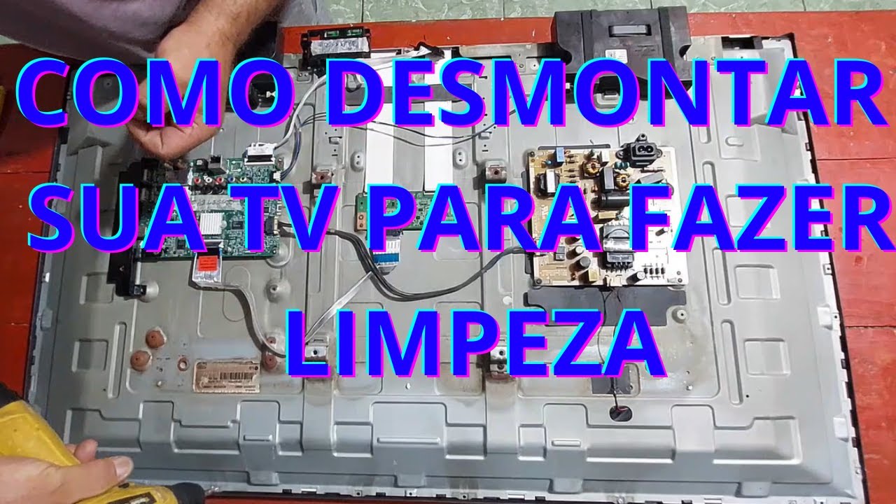 COMO LIMPAR A TELA MANCHADA DA TV