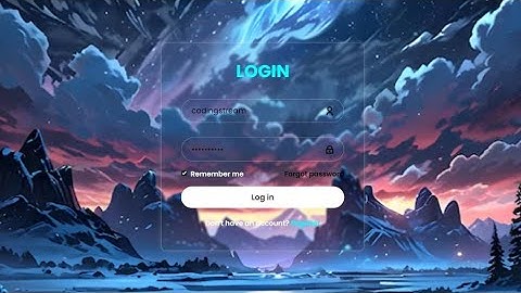 Create a beautiful login form design using  HTML CSS #coding #learnhtml5andcss3 #signinform