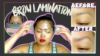 DIY BROW LAMINATION | BUSHY BROW TREND