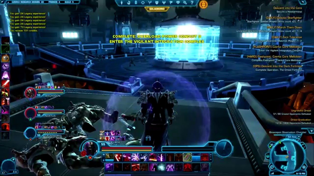 SWTOR: [HARD MODE] Flashpoint - Czerka Core Meltdown {HD 1080p!}