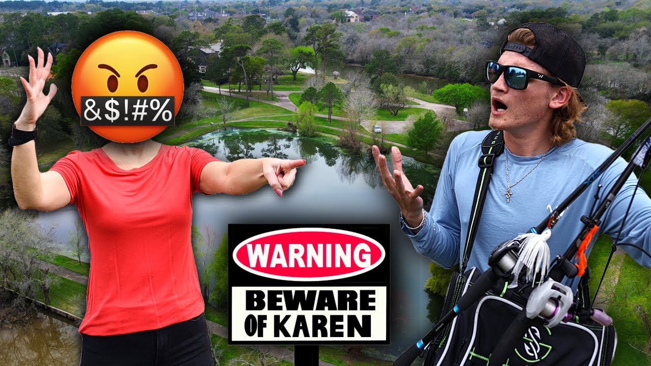 KAREN FREAKS OUT ON ME FOR POND FISHING! (CRAZY)