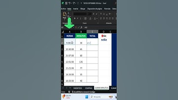 Fórmula para sumar Horas con Minutos en Excel #excel #shorts #excelblue