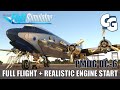 PMDG DC-6 Full Flight (w/ Realistic Engine Start) - Microsoft Flight Simulator