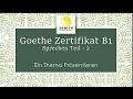 Sprechen teil 2 Haustiere Goethe/ Ösd Zertifikat B1