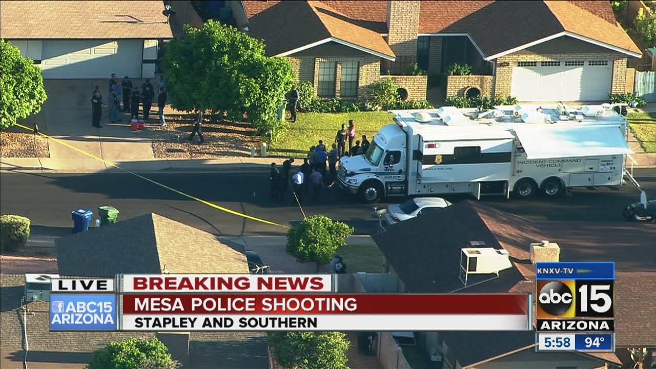 Authorities investigating officerinvolved shooting in Mesa YouTube