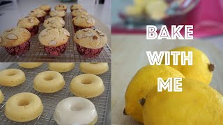 Giada Lemon Almond Muffins. Anna Olson Baked Lemon Doughnuts.