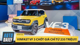 VinFast VF 3 chốt giá từ 235 triệu, chỉ ngang Honda SH, thế này thì thành \\