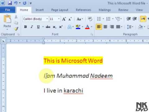 Lesson   6 Bold Italic & Underline  Microsoft Office Word 2007 2010 TutorialUrdu & Hindi 1280x720