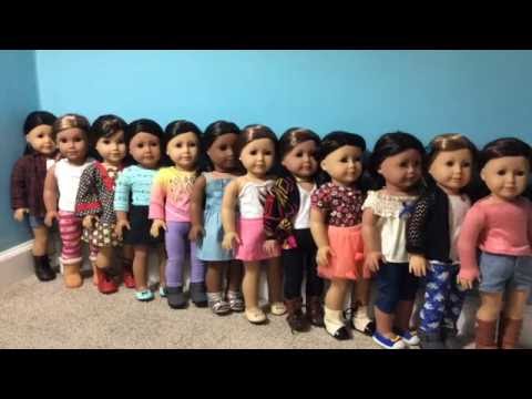 Dressing My American Girl Dolls - YouTube