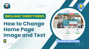 How to Change Home Page Image and Text in Brilliant Directories | Brilliant Directories by Dev Bilal