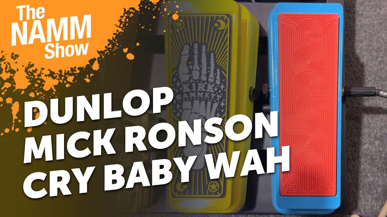 Dunlop Mick Ronson Cry Baby Wah | Sound Demo | NAMM 2025