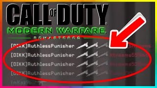 Call Of Duty Modern Warfare Remastered! (Epic air strike kill feeds, Shipment)
