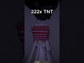 I Thought 222 TNT Was Fine.. I Was WRONG 😱 #minecraft #shorts
