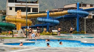 Termas de la Virgen the Modern Hot Baths & Water Park of Banos Ecuador