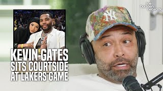 Kevin Gates Sits Courtside at Lakers Game After Remarks About LeBron James' Wife Savannah