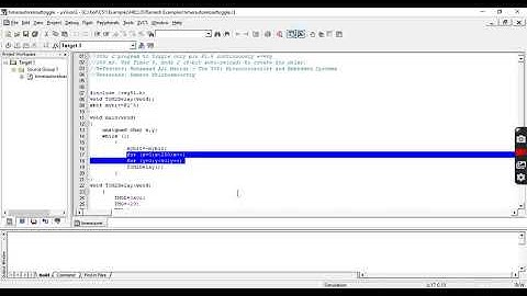 Timer Programming 8 Bit Auto-reload Mode Delay Generation