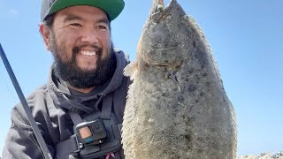 Swimbaits and Legal Halibut. Teaching the breakdown and fundamentals from shore