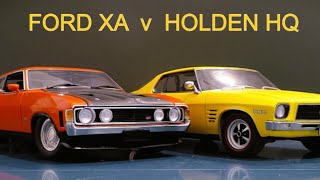HOLDEN HQ V FORD XA AUSSIE ICONS