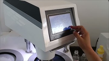 Demonstration of Operation for Automatic Metallographic Grinding and Polishing Machine