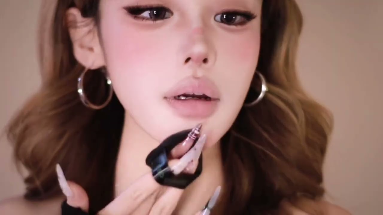 我想她是外国人.