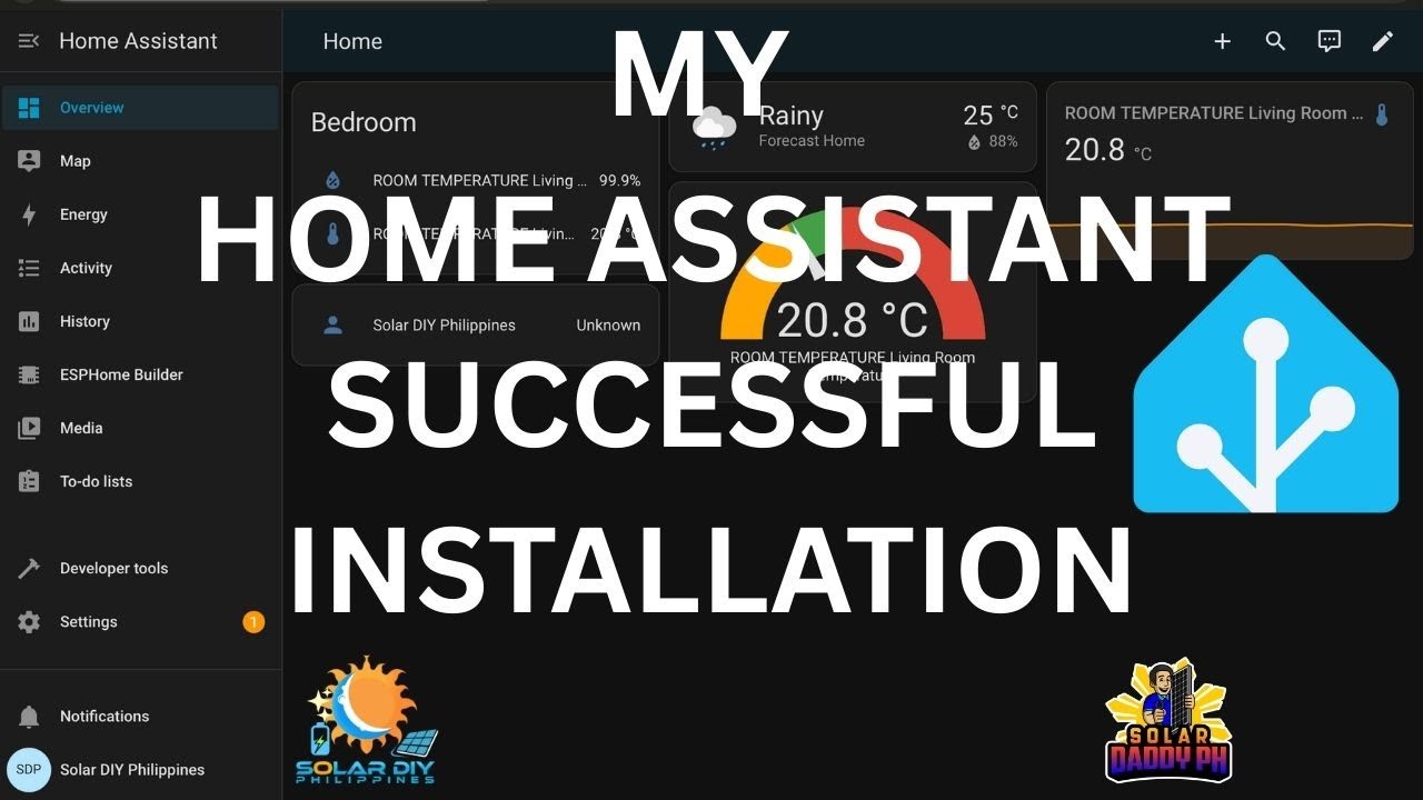 MY HOME ASSISTANT SUCCESSFUL INSTALLATION