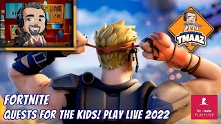 Quests For The Kids! Play Live 2022 | Fortnite | The Construction Zone [196]