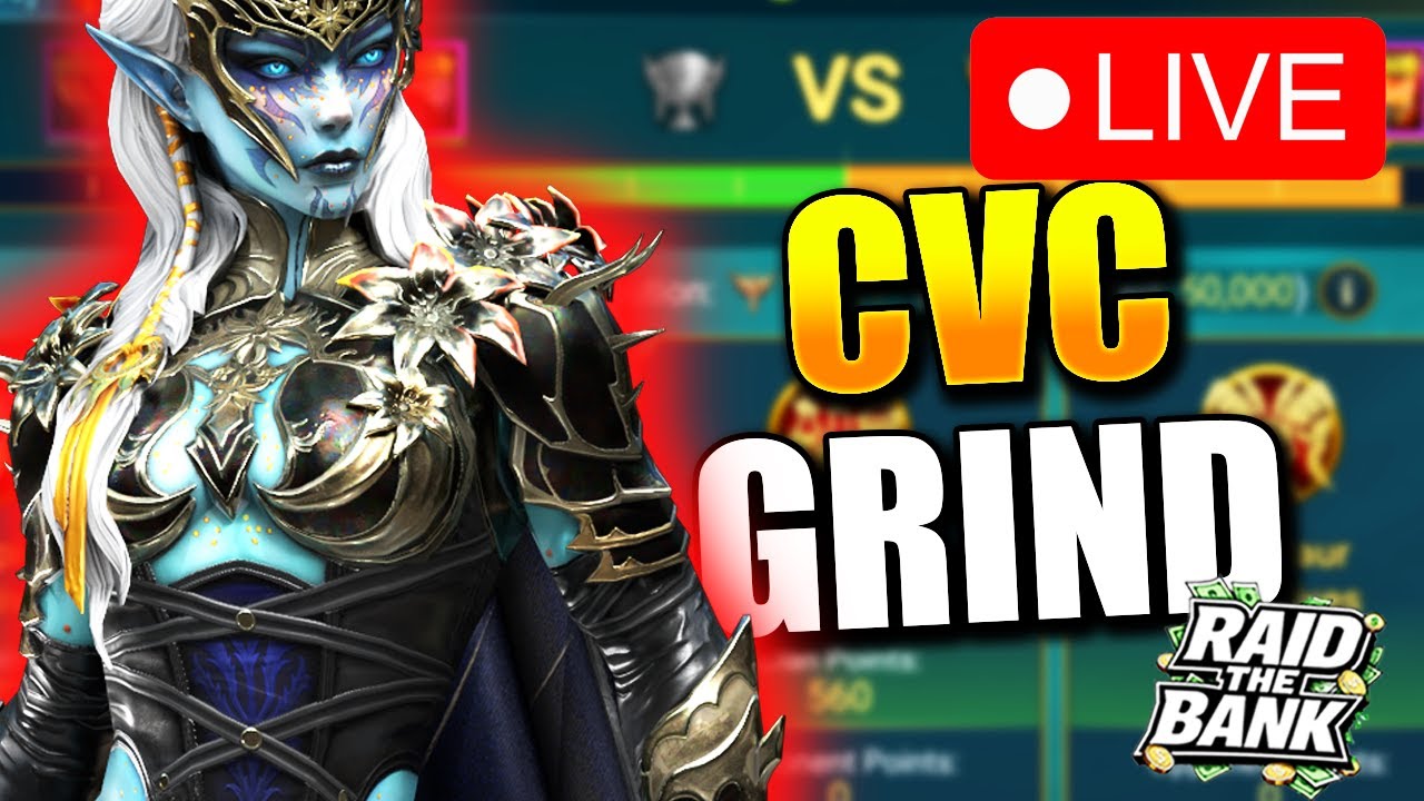 Day 55 CVC GRIND TIME + Live Arena and Takeover | Raid: Shadow Legends