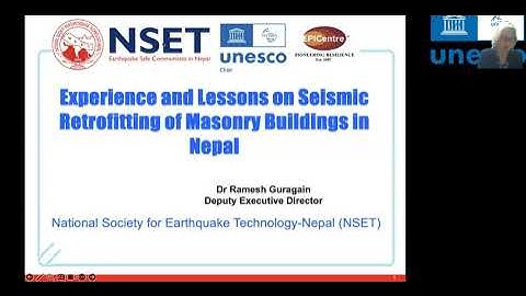 UNESCO Chair Seminars - Experience and Lessons on Seismic Retrofitting of Masonry Buildings in Nepal