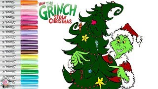 Coloring How the Grinch Stole Christmas Coloring Book Page Whoville SPRiNKLED DONUTS