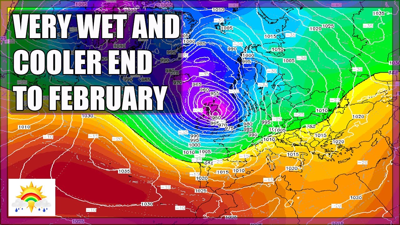 Ten Day Forecast: Very Wet And Cooler End To February - YouTube