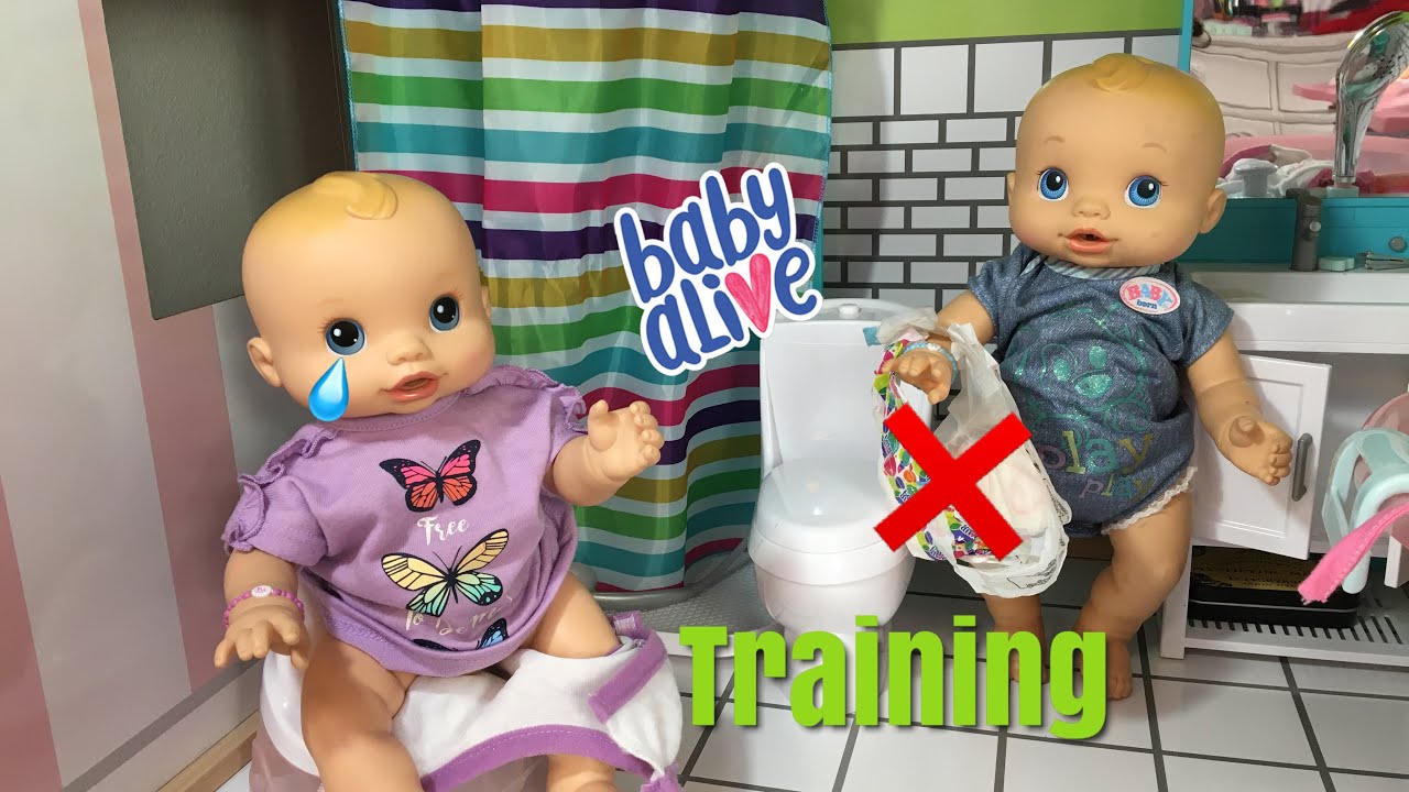BABY ALIVE Twins Max and Ruby Training Routine