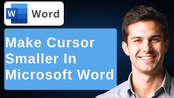 How To Reset Cursor To Make It Smaller In Microsoft Word Microsoft Office Tips [2025 Guide]