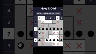 Grey is Odd #20712 Solved! 7×7 Liv4 Fast Solution (10 sec)